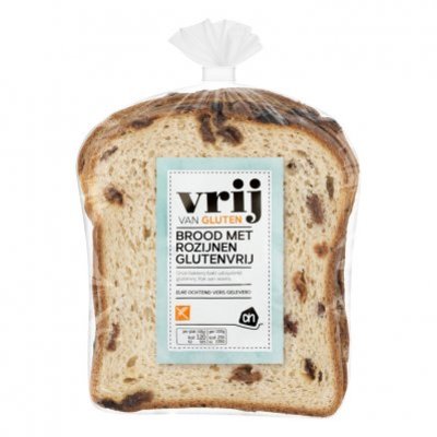 Huismerk Glutenvrij rozijnen brood 5 plak